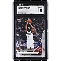 James Harden Cleveland Cavaliers 2025-26 Topps Now Prized Deadline Acquisition Dazzles in Cavs Debut #165 CGC Authenticated Card