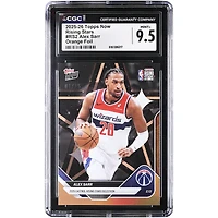 Alex Sarr Washington Wizards 2025-26 Topps Now Rising Stars Orange Foil #RS2 #1/25 CGC Authenticated 9.5 Card