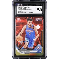 Chet Holmgren Oklahoma City Thunder 2025-26 Topps Now All-Star Game Gold Foil #AS21 #/50 CGC Authenticated 9.5 Card