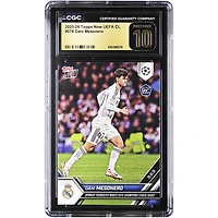 Daniel Mesonero Real Madrid 2025-26 Topps Now UEFA CL Spanish Youngster Makes UEFA Champions League Debut #76 CGC Authenticated PRISTINE 10 Rookie Card