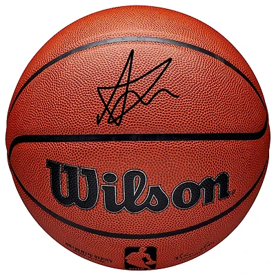 AJ Dybantsa Washington Wizards Autographed Wilson Authentic Series Indoor/Outdoor Basketball
