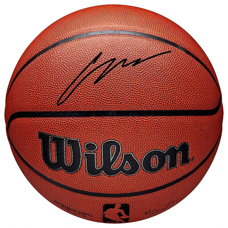 Caleb Wilson Chicago Bulls Autographed Wilson Authentic Series Indoor/Outdoor Basketball