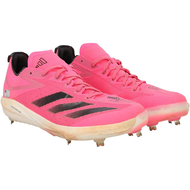 Jackson Holliday Baltimore Orioles Autographed Game-Used Pink adidas Cleats vs. Los Angeles Angels on May 11, 2025