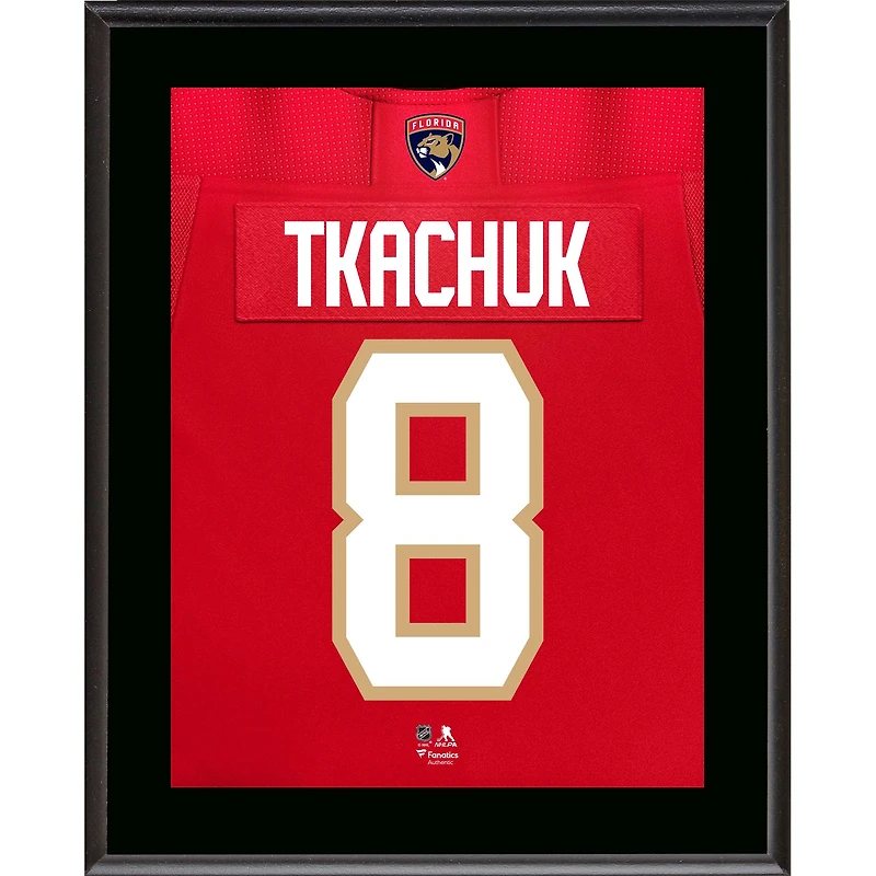 Brady Tkachuk Florida Panthers 10.5" x 13" Jersey Number Sublimated Player Plaque