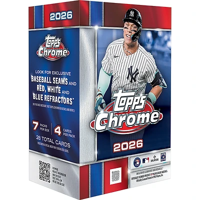 2026 Topps Chrome Baseball Factory Sealed Value Box