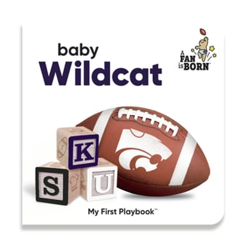 Toddler WinCraft Kansas State Wildcats A Fan Is Born Baby Board Book