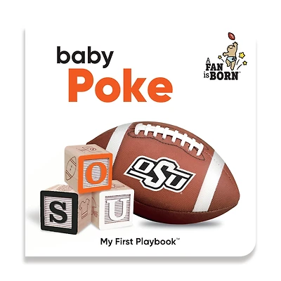 Toddler WinCraft Oklahoma State Cowboys A Fan Is Born Baby Board Book