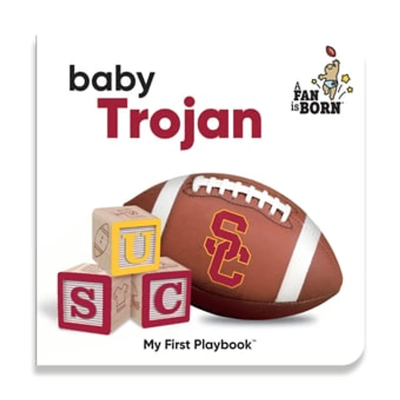 Toddler WinCraft USC Trojans A Fan Is Born Baby Board Book