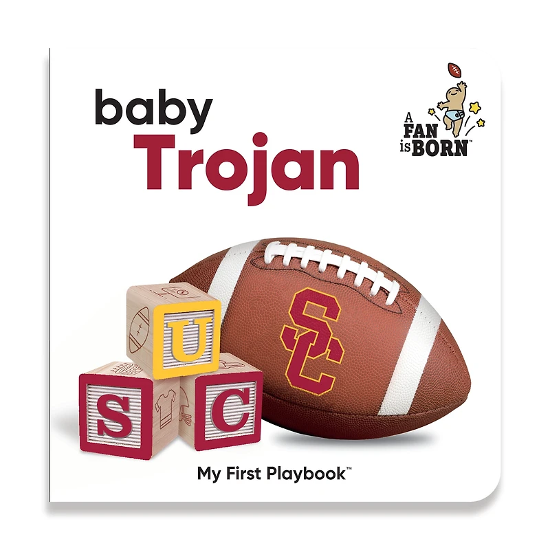 Toddler WinCraft USC Trojans A Fan Is Born Baby Board Book