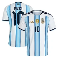 Men's adidas Lionel Messi White Argentina National Team 2026 Home On-Field Authentic Jersey