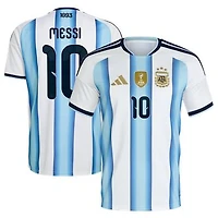 Men's adidas Lionel Messi White Argentina National Team 2026 Home Replica Jersey