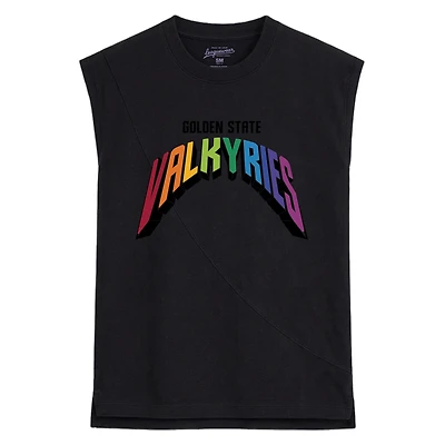Unisex Peau De Loup Black Golden State Valkyries Sleeveless T-Shirt