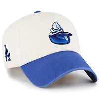 Unisex '47 Natural Los Angeles Dodgers Single Swirl Ice Cream Helmet 2.0 Clean Up Adjustable Hat