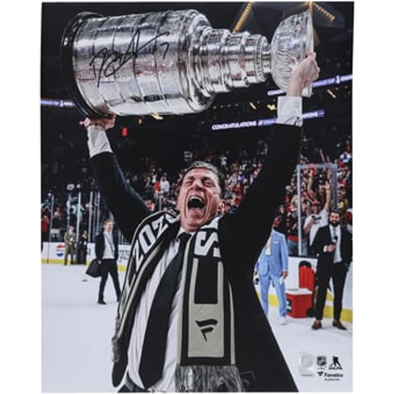 Rod Brind'Amour Carolina Hurricanes Autographed 2026 Stanley Cup Champions 16" x 20" Raising Cup Photograph