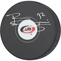 Brandon Bussi Carolina Hurricanes Autographed Hockey Puck