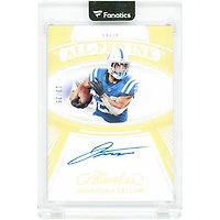 Jonathan Taylor Indianapolis Colts Autographed 2024 Panini Flawless All-Pro Ink Gold #API-JTR #13/25 Card