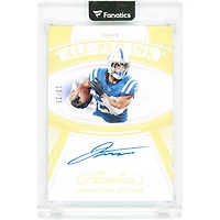 Jonathan Taylor Indianapolis Colts Autographed 2024 Panini Flawless All-Pro Ink Gold #API-JTR #13/25 Card
