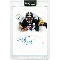 Jerome Bettis Pittsburgh Steelers Autographed 2014 Panini National Treasures Notable Nicknames #NN-JB #1/25 Card with "The Bus" Inscription