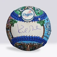 Kirk Gibson Los Angeles Dodgers Autographed Baseball - Art by Charles Fazzino - NF70446052