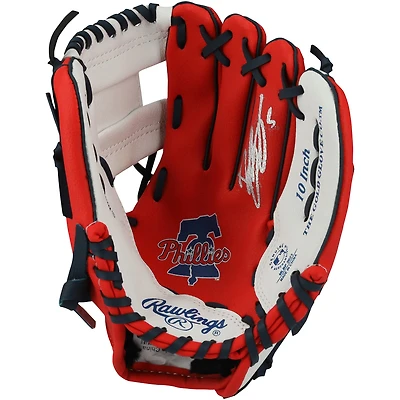 Bryson Stott Philadelphia Phillies Autographed Rawlings 10" Collectible Team Logo Glove
