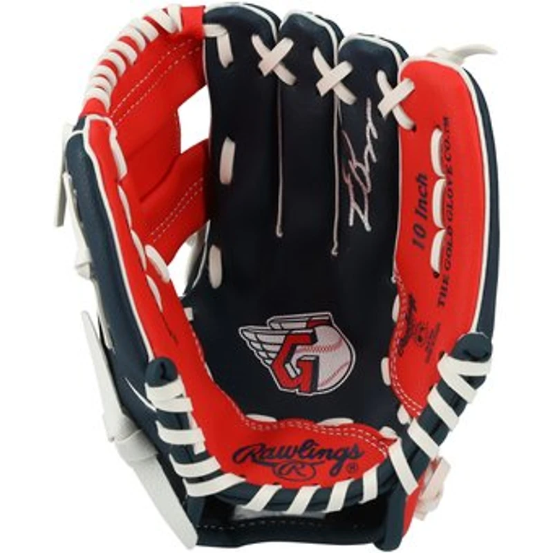 Travis Bazzana Cleveland Guardians Autographed Rawlings 10" Collectible Team Logo Glove