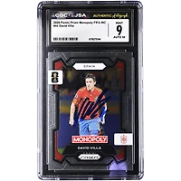 David Villa Spain National Team Autographed 2026 Panini Prizm Monopoly FIFA WC #44 CGC Authenticated /10 Card