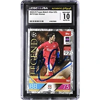 Xabi Alonso Liverpool Autographed 2022-23 Topps Match Attax UCL #415 CGC Authenticated 10/10 Card