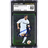 Raúl González Real Madrid Autographed 2005-06 Mundicromo Top Liga #173 CGC Authenticated Auto 10 Card