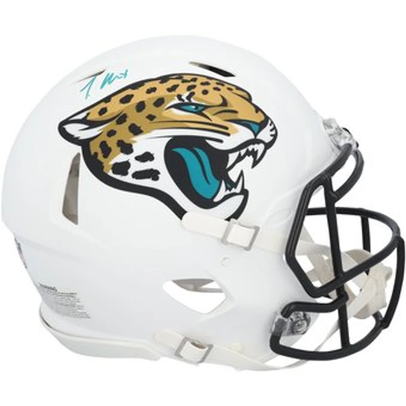 Travis Hunter Jacksonville Jaguars Autographed Riddell 2024 Alternate Speed Authentic Helmet