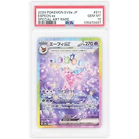 Espeon ex 2024 Pokemon Terastal Festival ex Japanese Special Art Rare #211 PSA Authenticated 10 Card