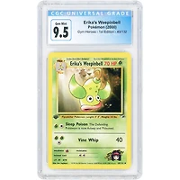 Erika's Weepinbell 2000 Pokemon Gym Heroes Uncommon #49 CGC Authenticated 9.5 Card