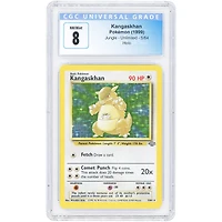 Kangaskhan 1999 Pokemon Jungle 1st Edition Holo Rare #5 CGC Authenticated 8 Card