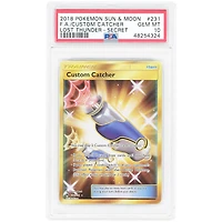 Custom Catcher 2018 Pokemon Lost Thunder Secret Rare #231 PSA Authenticated 10 Card