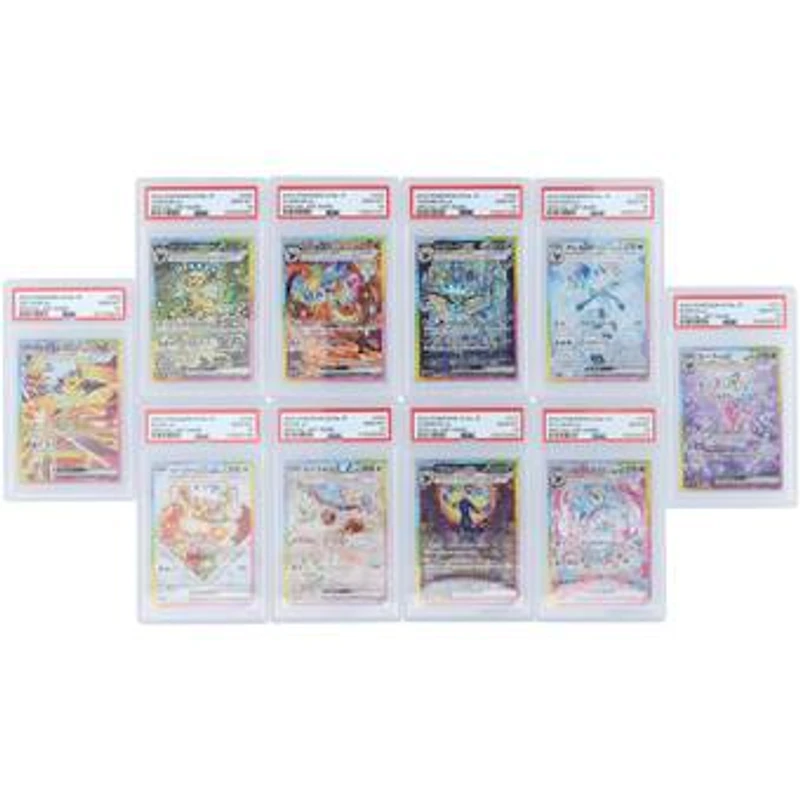 10 Card Eevee Evolution Set 2024 Pokemon Terastal Festival ex Japanese Special Art Rare #200, 202, 205, 206, 209, 211, 212, 217, 223, 224 PSA Authenticated 10 Card