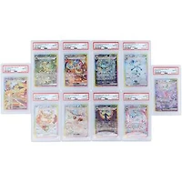 10 Card Eevee Evolution Set 2024 Pokemon Terastal Festival ex Japanese Special Art Rare #200, 202, 205, 206, 209, 211, 212, 217, 223, 224 PSA Authenticated 10 Card