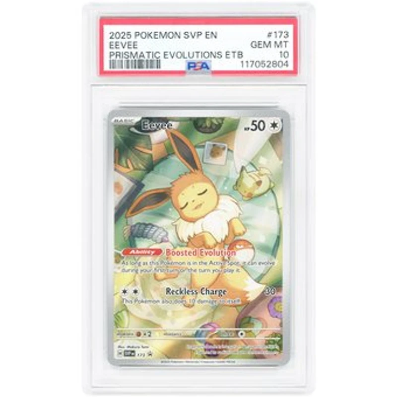 Eevee 2025 Pokemon Scarlet & Violet Promo #173 PSA Authenticated 10 Card