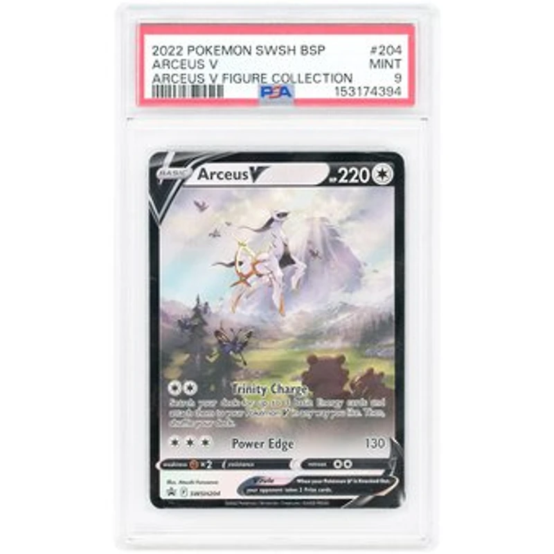 Arceus V 2022 Pokemon Sword & Shield Promo #SWSH204 PSA Authenticated 9 Card