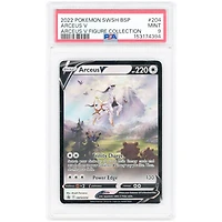 Arceus V 2022 Pokemon Sword & Shield Promo #SWSH204 PSA Authenticated 9 Card