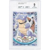 Blastoise 2000 Pokemon Topps Series 1 Chrome #9 BGS Authenticated 9 Card
