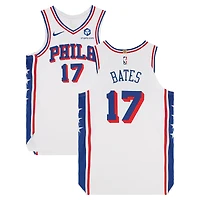 Emoni Bates Philadelphia 76ers Player-Issued #17 White Jersey from the 2025-26 NBA Season - Size 48+4