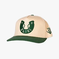 Men's Baseball Lifestyle 101 Cream/Green Rodeo Club Snapback Hat