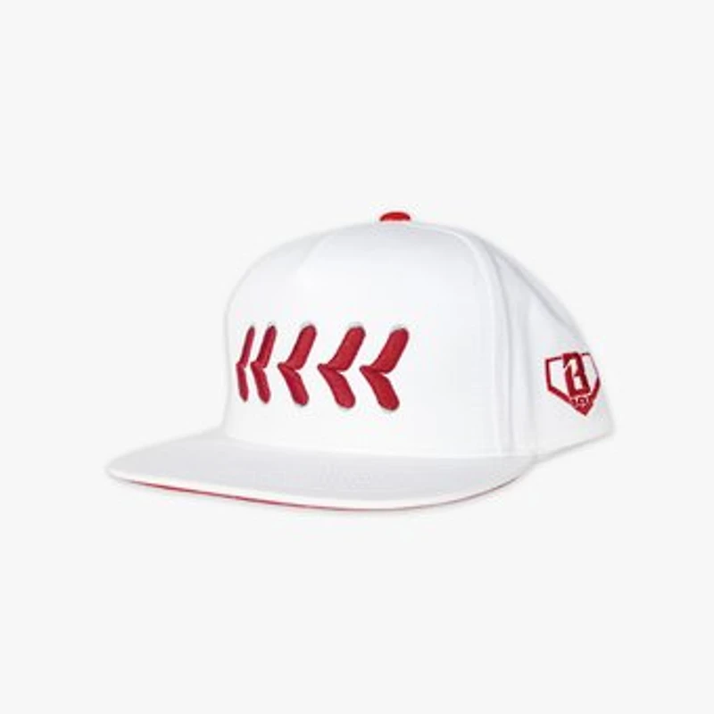 Youth Baseball Lifestyle 101 White Seams Snapback Hat