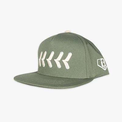 Men's Baseball Lifestyle 101 Green Seams Snapback Hat
