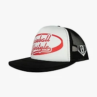 Men's Baseball Lifestyle 101 White  Batter Up Snapback Trucker Hat