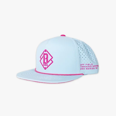 Men's Baseball Lifestyle 101 Light Blue Diamond Tech Pro Series Snapback Hat