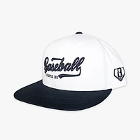 Men's White/Black Established Snapback Hat