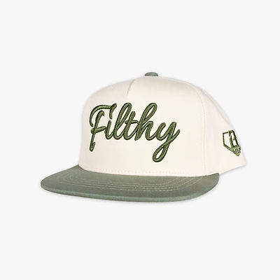 Men's Baseball Lifestyle 101 Cream Filthy Snapback Hat