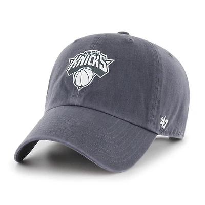 Unisex '47 Navy New York Knicks Color Pack Clean Up Adjustable Hat