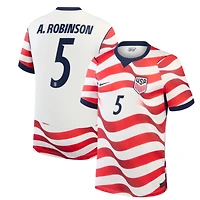 Men's Nike Antonee Robinson White USMNT 2026 Home Stadium Replica Jersey