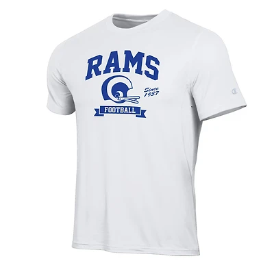 Men's Champion Los Angeles Rams Fearsome White All-Star Athletic T-Shirt